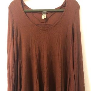 free people low scoop neck sweater